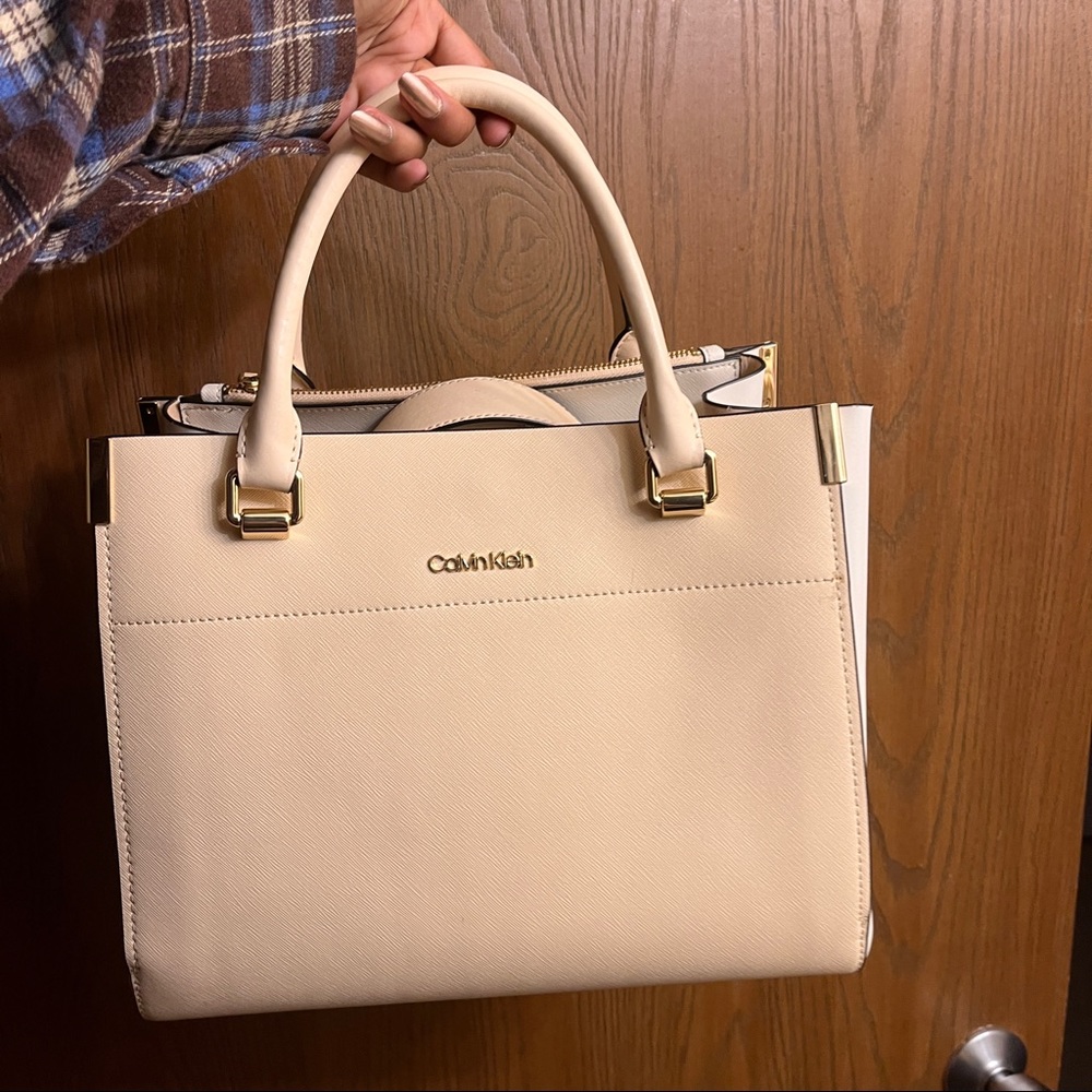 Calvin Klein Large Shoulder/Tote Bag with Removable Shoulder Strap